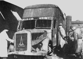 Saurer gas van