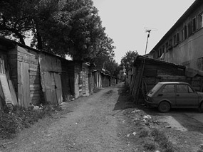 Garages built after the war